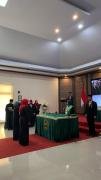 YM. Ketua Pengadilan Agama Wangi Wangi bapak Arsyad, S.HI, menghadiri Kegiatan Pelantikan dan Pengambilan Sumpah Jabatan Wakil Ketua dan Panitera Pengganti Pengadilan Tinggi Agama Kendari